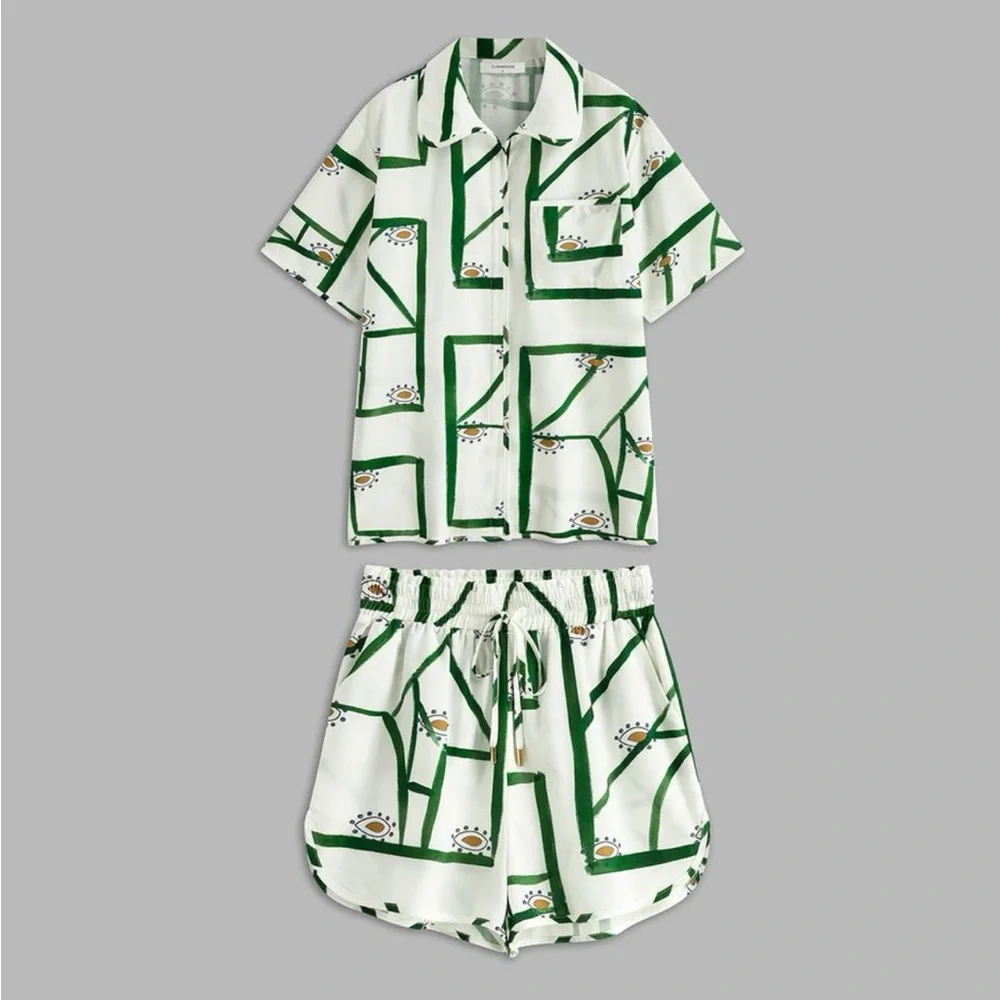 Commense Green and off white set - Picture 2 of 8